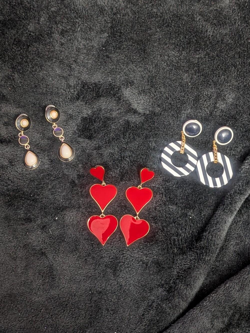 3 Pair Dangle Earrings